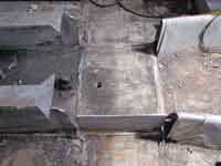 madieri metallici spezzati dall'urto